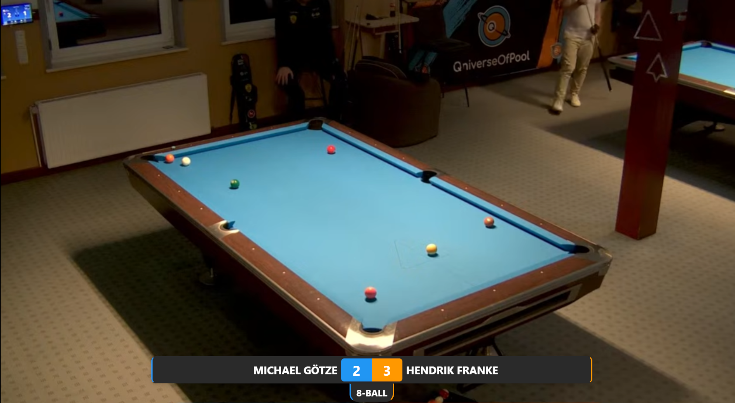 Live-Score auf dem Overlay